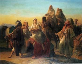 unknow artist Arab or Arabic people and life. Orientalism oil paintings  443